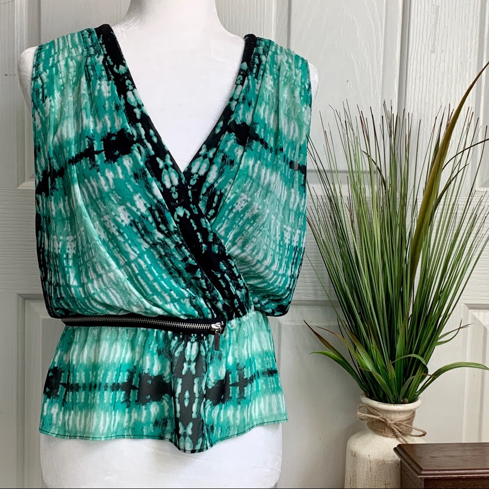 BEBE sleeveless blouse